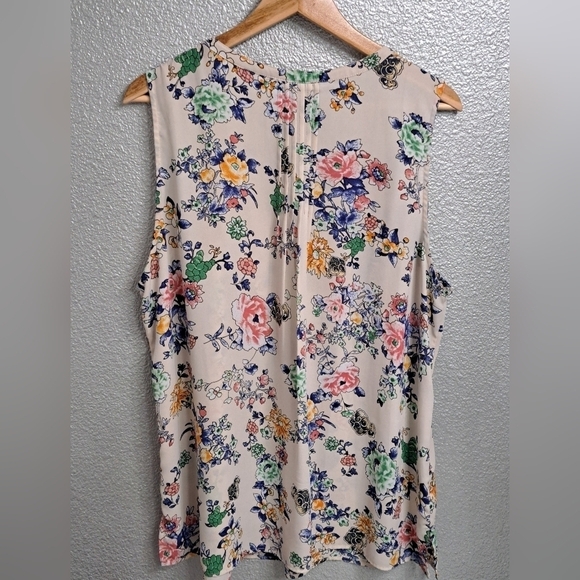 Daniel Rainn Cirion Floral Detail Button Blouse  Size XXL - Picture 4 of 7